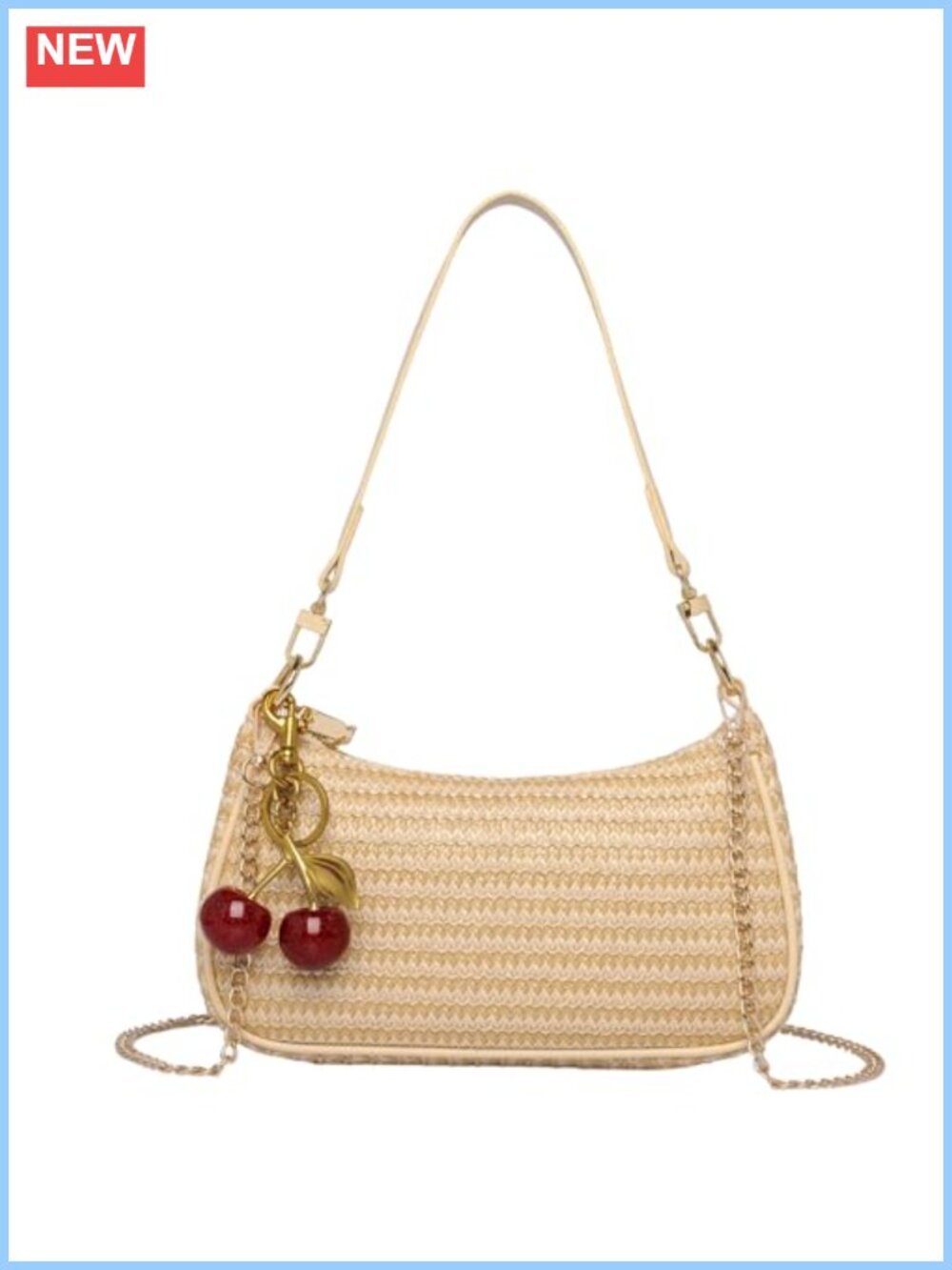 PU Leather Shoulder Bag Crossbody Clutch with RFID Anti-Theft Zipper